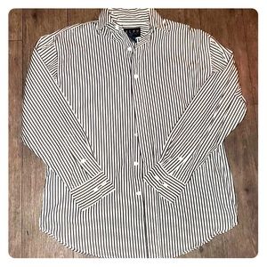 🌺Ralph Lauren black and white striped shirt🌺